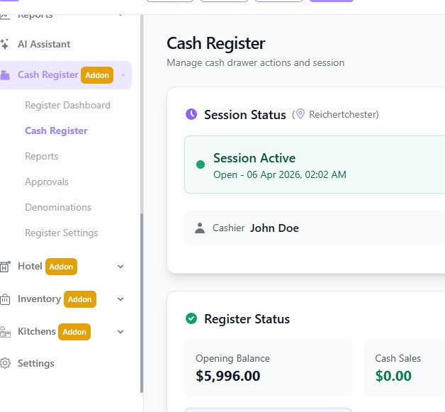 Advanced Cash Register